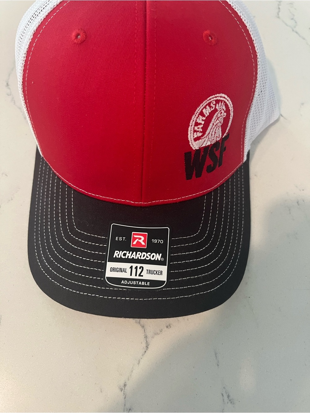 Richardson Red & Black WSF Trucker Hat